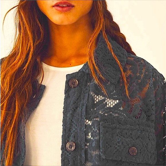 NWOT Free People Ruby Lace Jacket - Picture 4 of 9